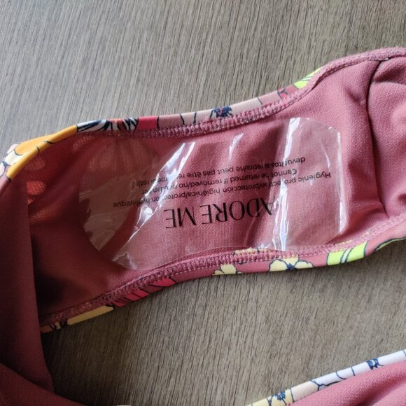 New Adore Me Floral One-Piece Swimsuit Plus Size 1X - Picture 6 of 7